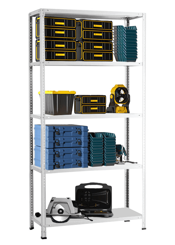 Стеллаж MS Hard 2200х1000х300 c 5 полками Стеллаж MS Hard 2200х1000х300 c 5 полками