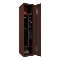 Шкаф металлический односекционный коричневый