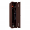 Шкаф металлический односекционный коричневый