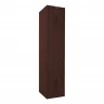 Шкаф металлический односекционный коричневый