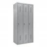 Шкаф металлический трехсекционный сигнальный серый