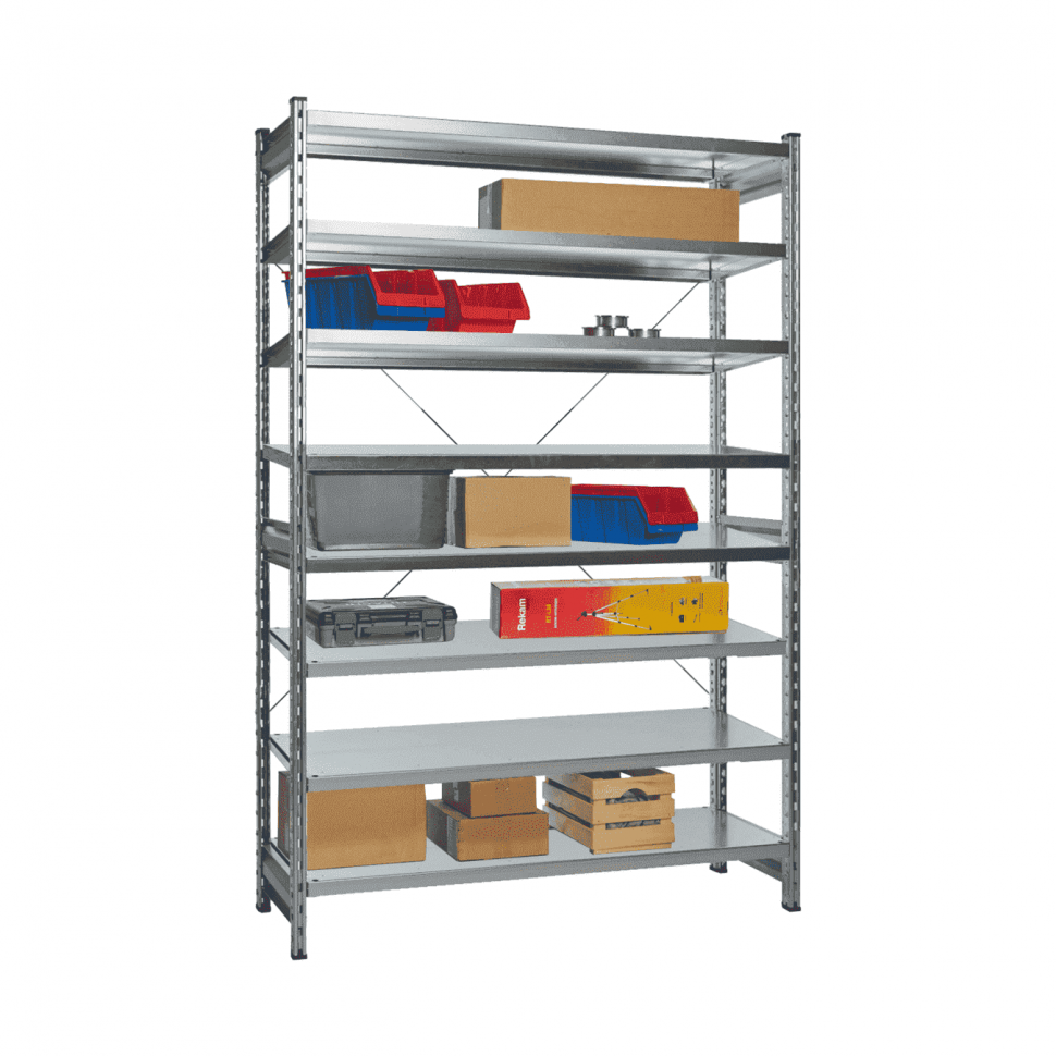 Стеллаж СТ-031 цинк 1855х1000х500 8 полок до 200 кг