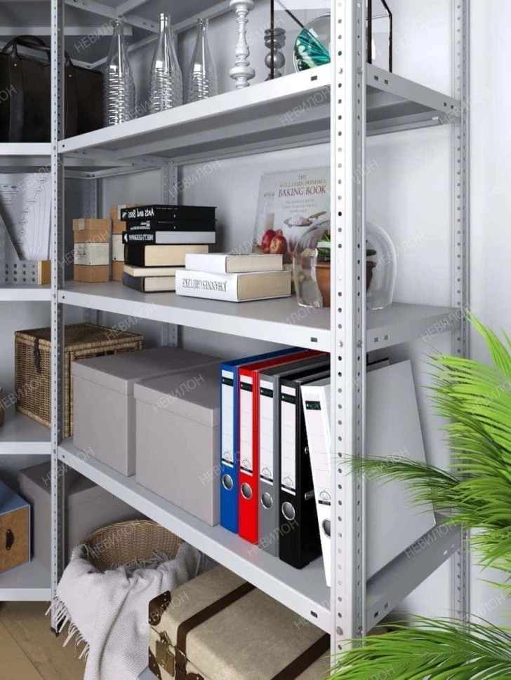 Стеллаж угловой МС 2000х1500х1500/300 мм 6 ярусов