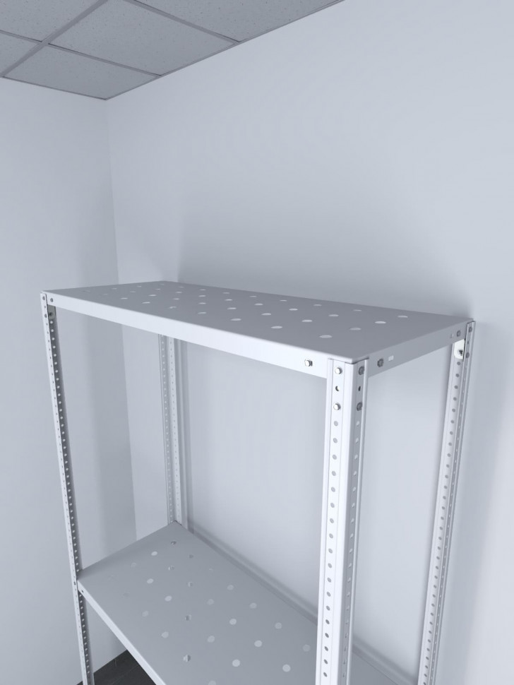 Стеллаж ТС Лайт 2000х1000х500 с 3 перфорированными полками