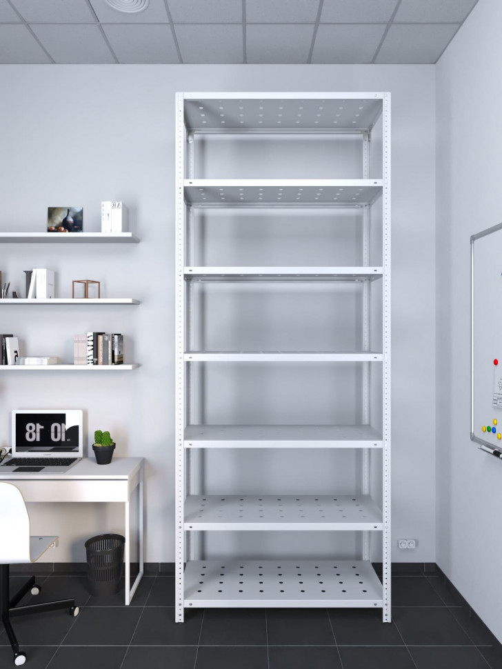 Стеллаж ТС Лайт перф. 2500х1200х400 7 полок Стеллаж ТС Лайт перф. 2500х1200х400 7 полок