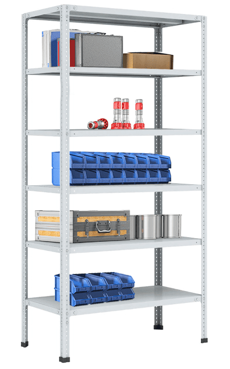 Стеллаж MS Strong 2550х1200х700 c 6 полками