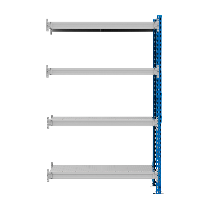 Стеллаж SGR-V 350 кг 2000х1500х600 4 яруса (рамы RAL 5015 / настил цинк) ДС