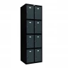 Шкаф металлический для личных вещей черный с графитом