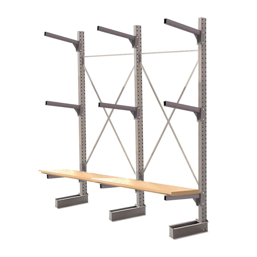 Стеллаж консольный односторонний КЛр 2500х3201х955 (800) 3 яруса Стеллаж консольный односторонний КЛр 2500х3201х955 (800) 3 яруса