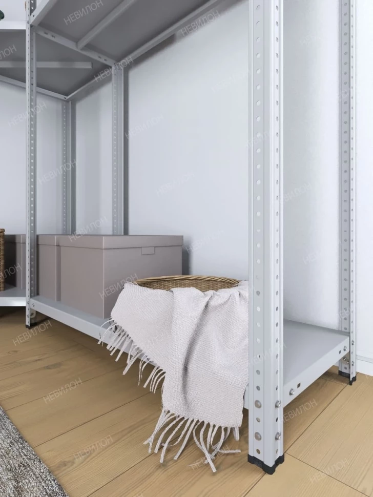 Стеллаж угловой МС 2000х1700х1700/500 мм 3 яруса Стеллаж угловой МС 2000х1700х1700/500 мм 3 яруса