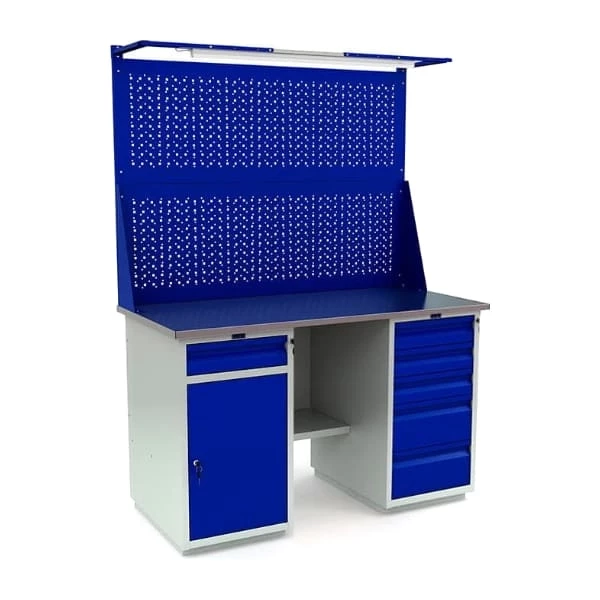 Верстак в сарай модульный WT140.WD2/WD5.021