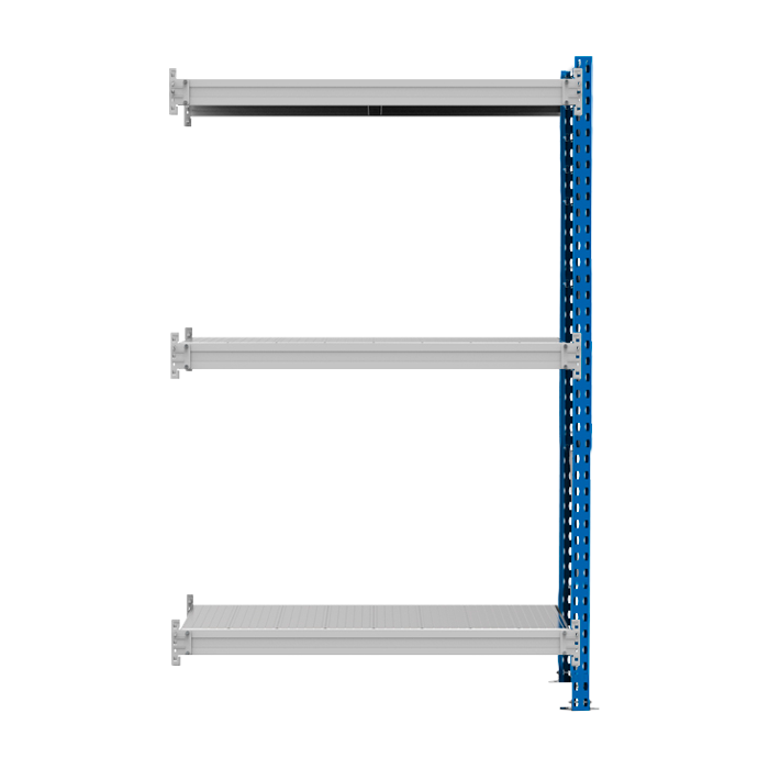 Стеллаж SGR-V 350 кг 2000х1800х600 3 яруса (рамы RAL 5015 / настил цинк) ДС