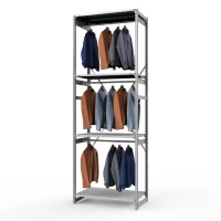 Стеллаж металлический ГТС Универсал, 3000x1000x600 мм.Штанги: 3шт. Полки: метал. перф. 4 шт. (ТСУ 30100641ш3)