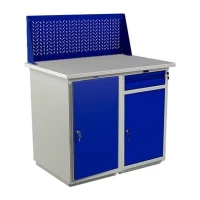 Верстак с полками и экраном производственный WT100.WD1/WD2.010