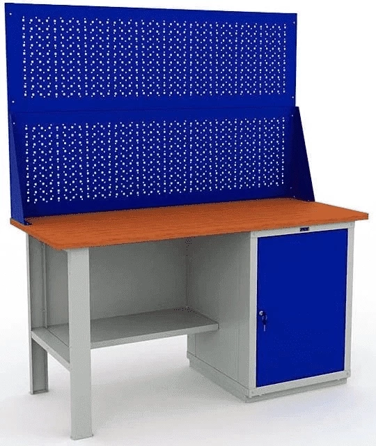 Верстак с экраном гаражный производственный W160.F2/WS1.020