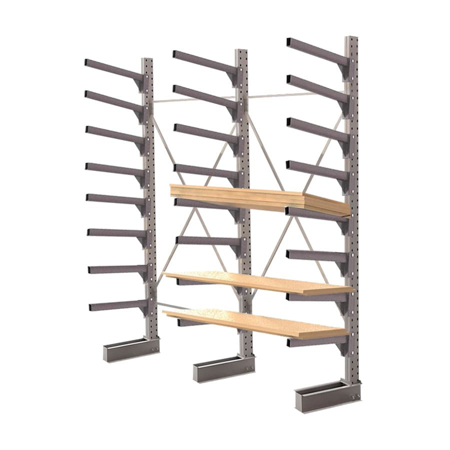 Стеллаж консольный односторонний КЛр 2500х3201х755 (600) 8 ярусов Стеллаж консольный односторонний КЛр 2500х3201х755 (600) 8 ярусов