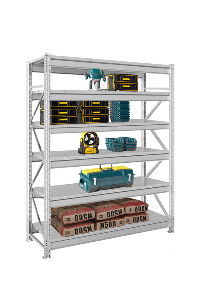 Стеллаж MS Pro Z 2000х2400х800 6 ярусов