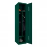 Шкаф металлический односекционный темно-зеленый