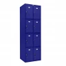 Шкаф металлический с дверцами и замком синий