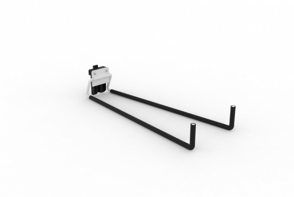 Держатель универсальный (3 ед.) крюк двойной длинный (Оц) Держатель универсальный (3 ед.) крюк двойной длинный (Оц)