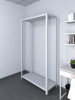 Стеллаж ТС Лайт 1500х700х500 с 2 перфорированными полками