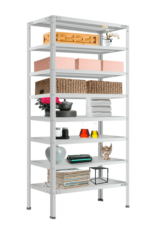 Стеллаж Титан МС-500 2000х1000х600 мм 8 полок