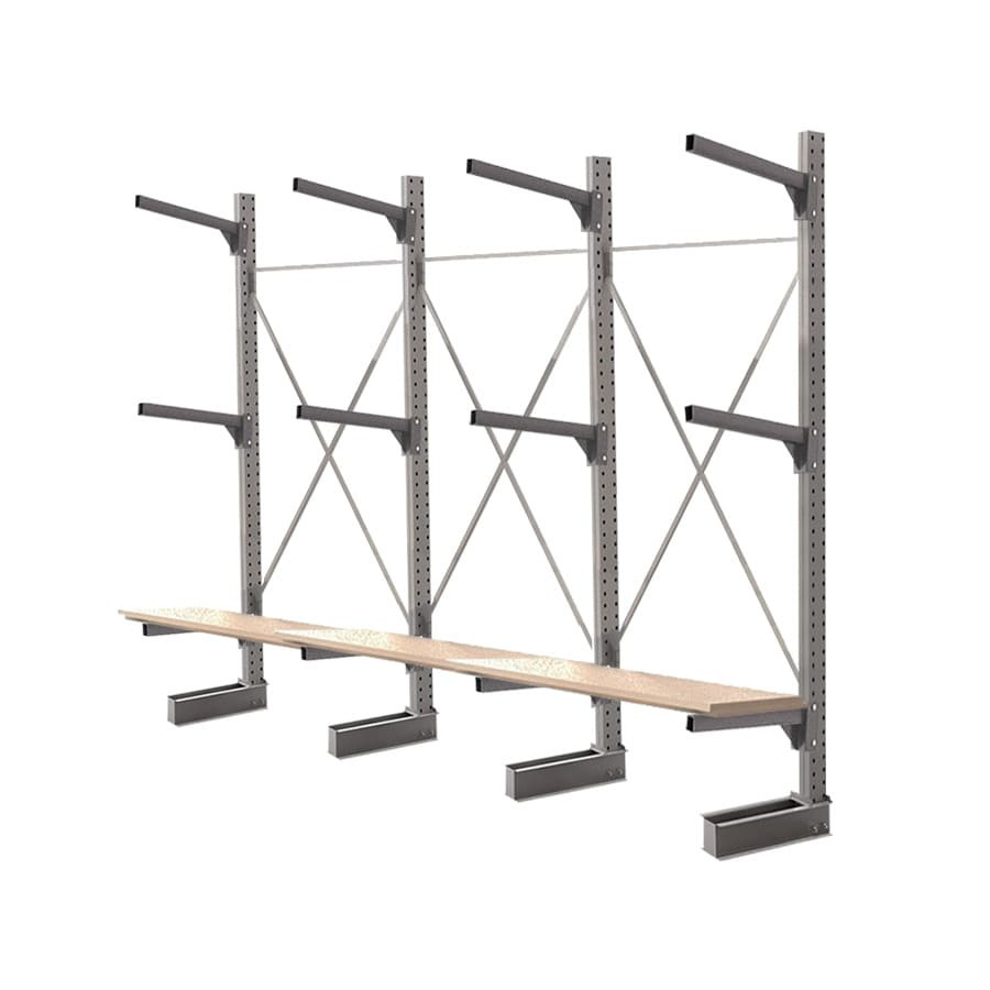 Стеллаж консольный односторонний КСр 2500х4392х960 3 яруса Стеллаж консольный односторонний КСр 2500х4392х960 3 яруса