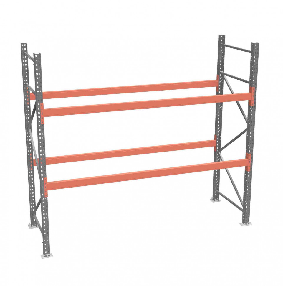 Стеллаж паллетный фронтальный основной ДиКом СП-200-02 Стеллаж паллетный фронтальный основной ДиКом СП-200-02