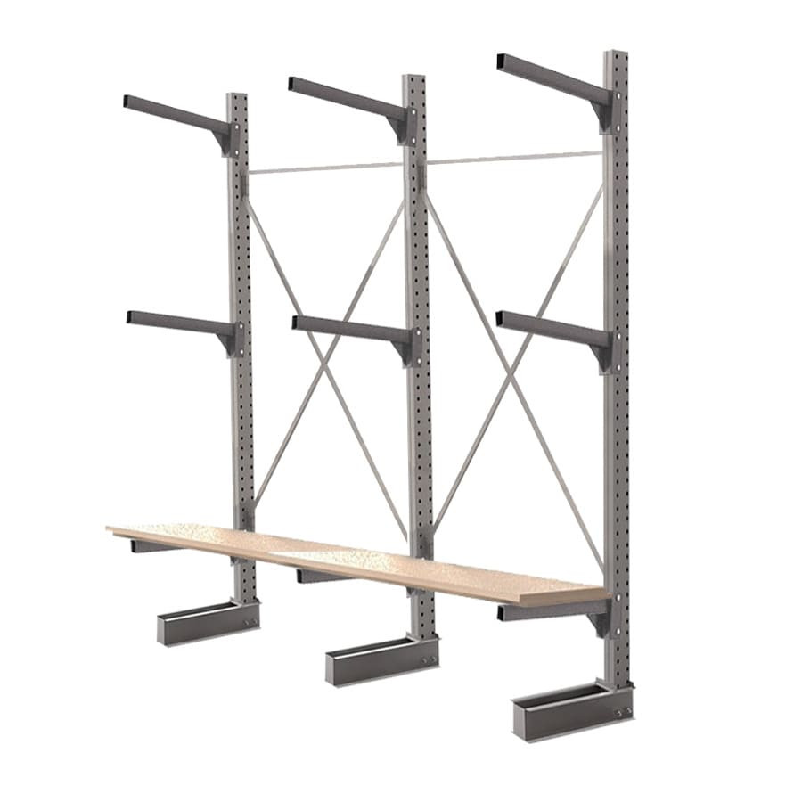 Стеллаж консольный односторонний КСр 2500х3294х960 3 яруса Стеллаж консольный односторонний КСр 2500х3294х960 3 яруса