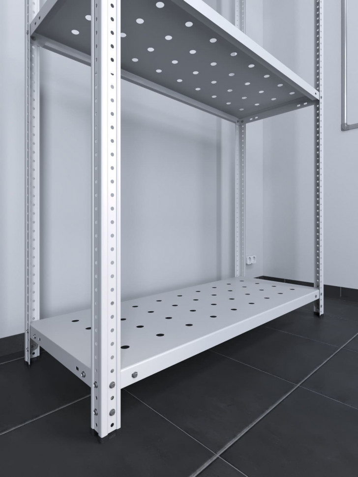 Стеллаж ТС Лайт перф. 2500х1200х400 4 полки Стеллаж ТС Лайт перф. 2500х1200х400 4 полки