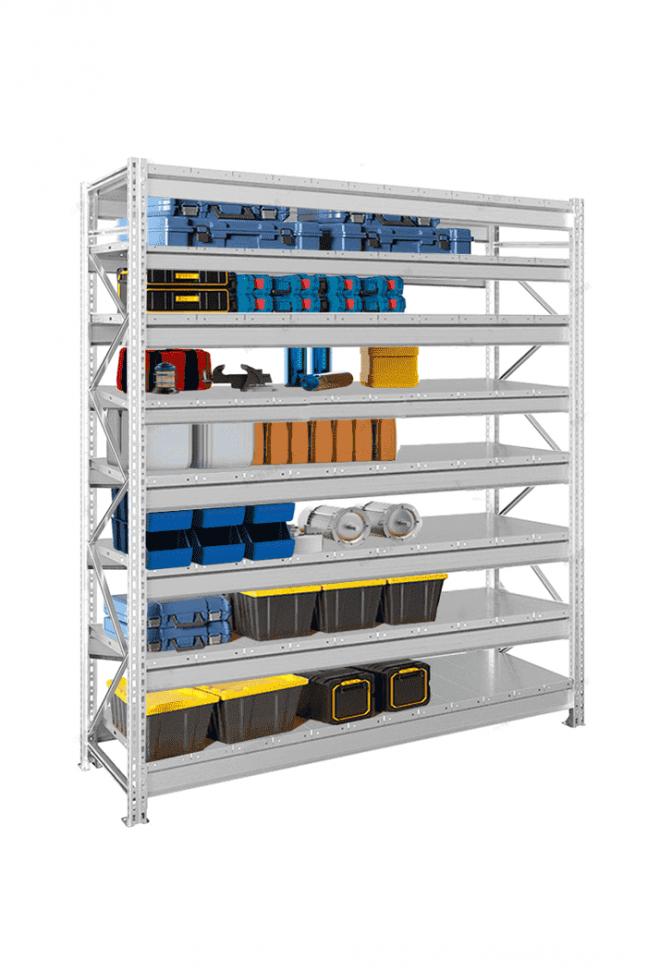 Стеллаж MS Pro Z 3000х2400х500 8 ярусов