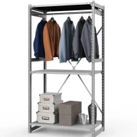 Стеллаж металлический ГТС Универсал, 2000x1000x500 мм.Штанги: 1шт. Полки: метал. 3 шт. (ТСУ 20100530ш1)