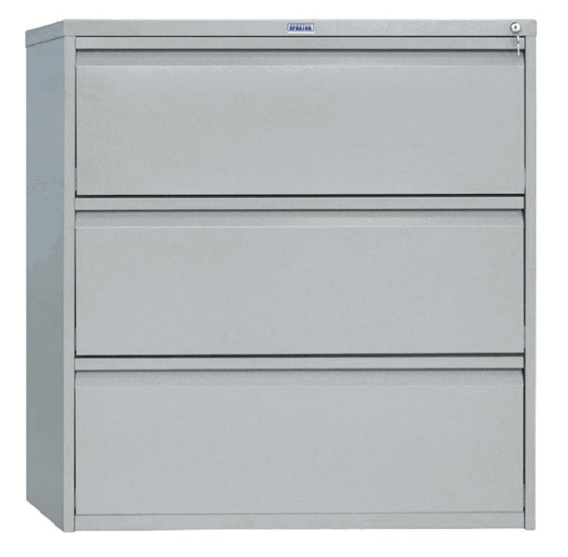 Шкаф картотечный металлический для документов ПРАКТИК AMF 1091/3