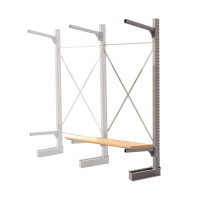 Стеллаж консольный односторонний КЛр 2500х1634х955 (800) 2 яруса ДС