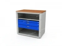Шкаф для инструментов MODUL 1/2 XL 04 с дверями со смотровыми окнами