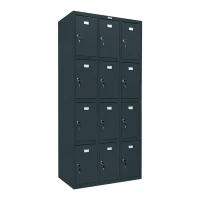 Шкаф сумочница металлический графит