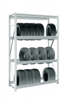 Стеллаж для колес в гараж MS Pro Z 3000х900х400 мм 4 яруса