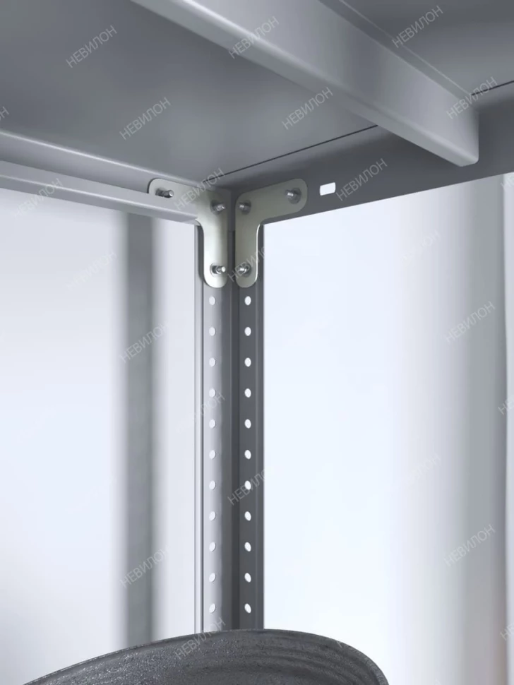 Стеллаж угловой МС 2200х1400х1400/500 мм 5 ярусов