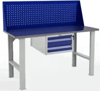 Верстак с экраном, подвесным ящиком модульный WT160.F1/F1.110