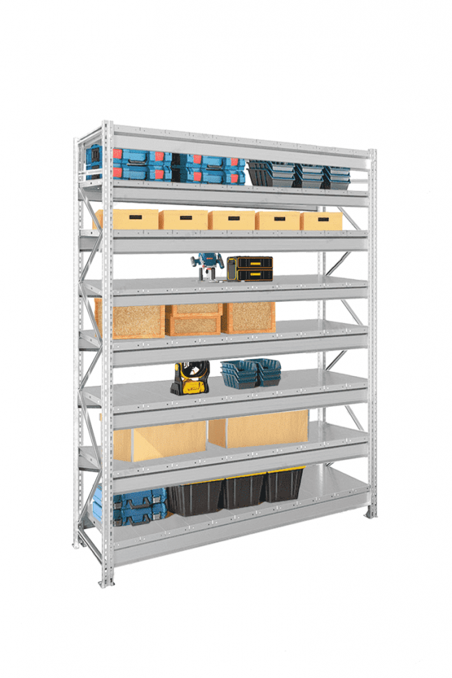 Стеллаж MS Pro Z 3000х2700х400 8 ярусов