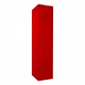 Шкаф металлический односекционный красный