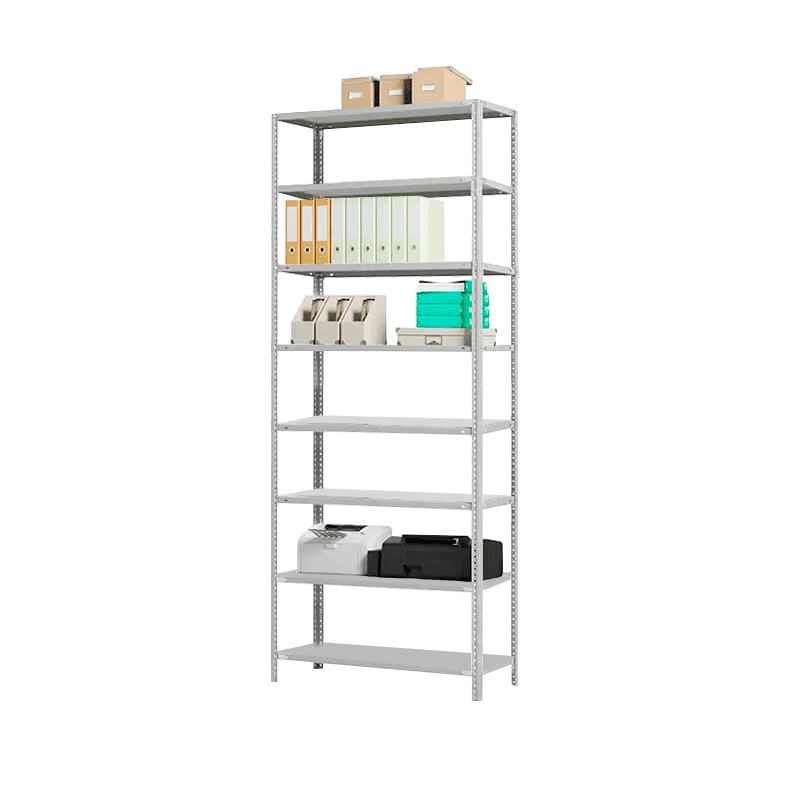 Стеллаж ТС-Лайт 1800х1000х400 с 8 сплошными полками Стеллаж ТС-Лайт 1800х1000х400 с 8 сплошными полками