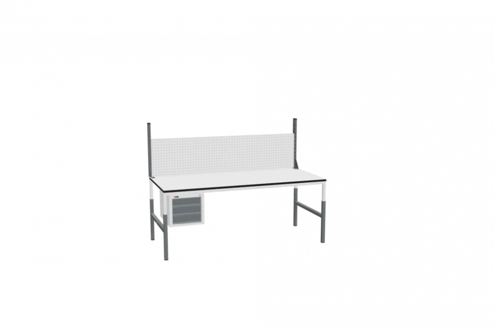 Стол монтажный ДиКом СР-М-200/90-02 ESD Пластик