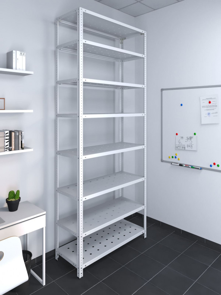 Стеллаж ТС Лайт перф. 2500х1000х600 8 полок Стеллаж ТС Лайт перф. 2500х1000х600 8 полок