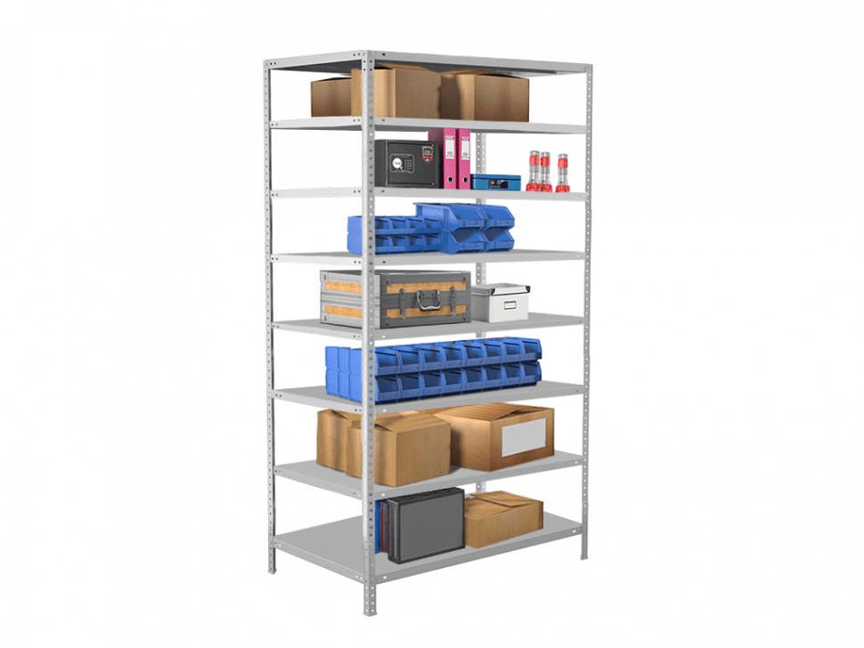 Стеллаж MS Standart 2200х700х600 c 8 полками