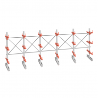 Стеллаж консольный СТ-062 2450х7660х1400 3 яруса +О двухсторонний