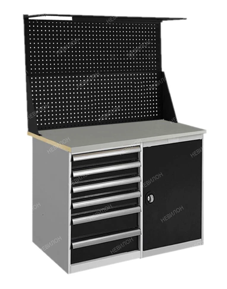 Верстак мини с двумя экранами усиленный WTS 120.PТ1.Т6.021