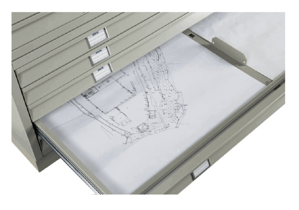 Шкаф для чертежей  Картотека ПРАКТИК A1-05/1 (верх)