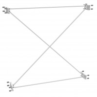 Раскосная система 2250 спаренных рядов стеллажей