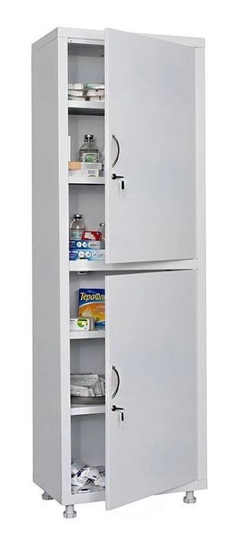 Шкаф для хранения медицинского инструментария HILFE МД 1 1760/SS